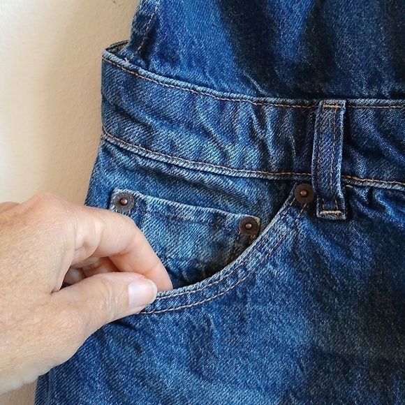 Free People Sunkissed Denim Short Shortalls Overalls Blue - Picture 5 of 11